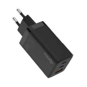 מטען בית ENERGY Premium 2C+1QC PD65W with C to C 1.5M cable שחור