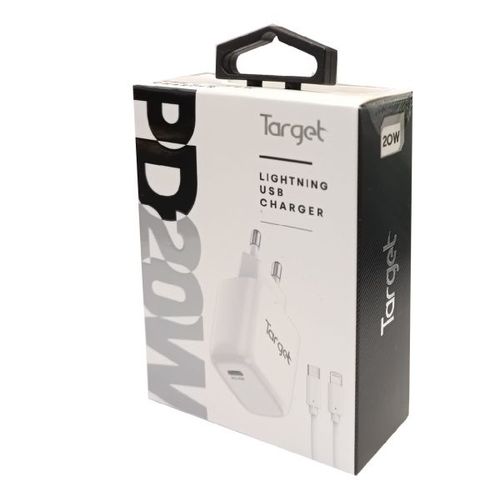 מטען בית TARGET PD-20W + C to C 1M Cable