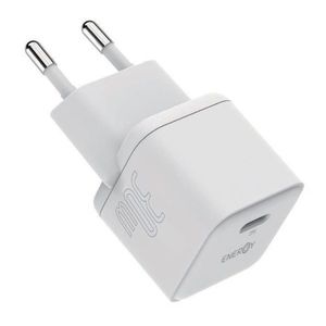 מטען בית ENERGY Nano PD30W+C to C 1.5M לבן