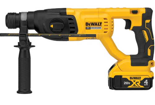 פטישון נטען 20V + שתי סוללות 4.0AH DEWALT + מטען + תיק מקורי