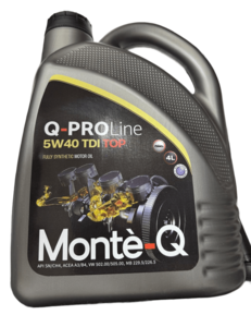 שמן מנוע מונטקיו סינטטי מלא Q-PRO LINE 5W40 TDI TOP
