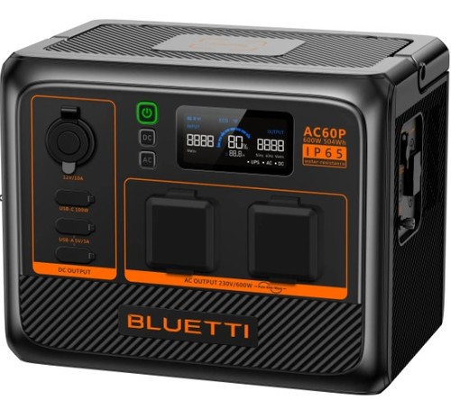 מארז תחנת כוח ניידת ופאנל סולארי Bluetti AC200PL 2304Wh + Bluetti 200W