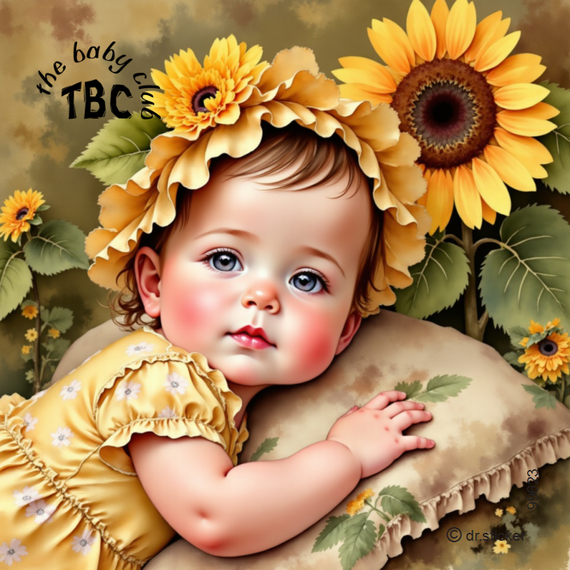 גליל מדבקות ד"ר סטיקר מועדון התינוקות - חמניות