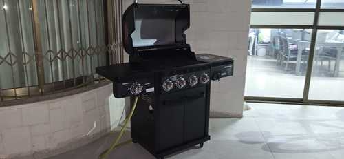 גריל גז קולמן רבולושן Coleman Revolution שחור מגורגר 4 מבערים + כירת גז 