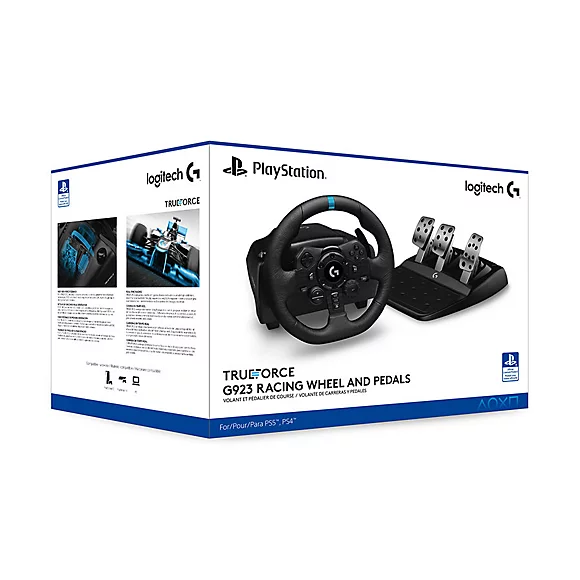 הגה LOGITECH G923 Wheel – PS4/PS5/PC