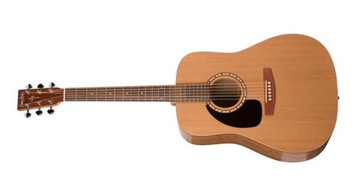 גיטרה אקוסטית שמאלית + נרתיק S&P WOODLAND 6 CEDAR LEFT