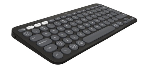 מקלדת אלחוטית  LOGITECH  PEBBLE KEYS 2 K380S-  BT  - צבע גרפיט