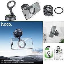 תושבת מגנטית Magsafe ואקום חכמה לרכב מסתובבת 360 מעלות Hoco H92 High Vacuum