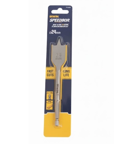מקדחים שטוחים לעץ | מקדח פרפר תוצרת GKTOOLS / IRWIN