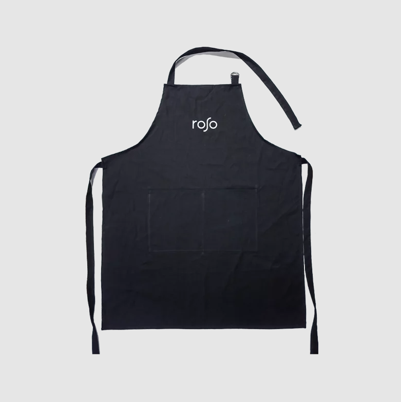 סינר מטבח בצבע שחור ROSO