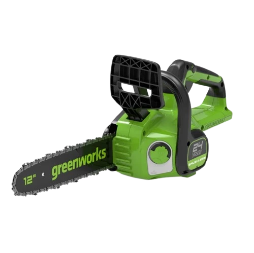 מסור שרשרת GREENWORKS 24V דגם 99517-1 עם מנוע Brushless, להב 30 ס