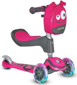 קורקינט T1 סמארט טרייק 3 ב-1 מגיל שנה ועד גיל 5 - ורוד