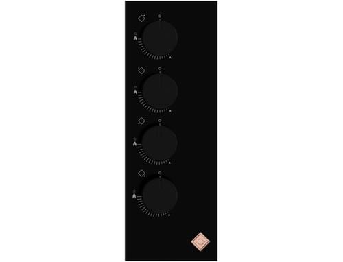 כיריים גז זכוכית שחורה DE DIETRICH  דגם: DPG4640H