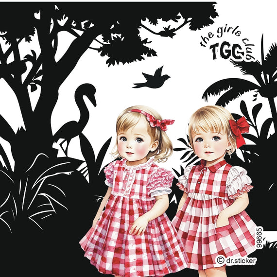 גליל מדבקות שקופות ד"ר סטיקר מועדון הילדות - היער השחור