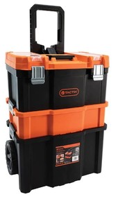 ארגז כלים 3 קומות על גלגלים מתפרק TACTIX 320440