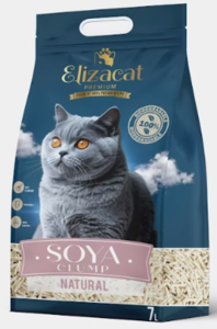 חול סויה מתגבש לחתולים אליזקט טיבעי 7 ליטר - Elizcat Soya clumping Litter 