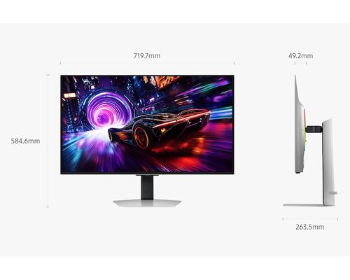 מסך מחשב גיימינג Samsung Odyssey G8 S32FG810SM 32 OLED 0.03ms