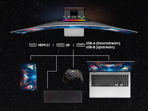 מסך גיימינג קעור ''Samsung Odyssey G8 S34DG852SM OLED UWQHD 34