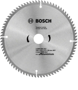 להב עגול "9.1/4 ECO לאלומיניום 9.1/4X30MMX80T מבית BOSCH