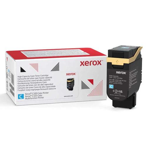 טונר כחול מקורי Xerox C320 / C325 Cyan High (5500)