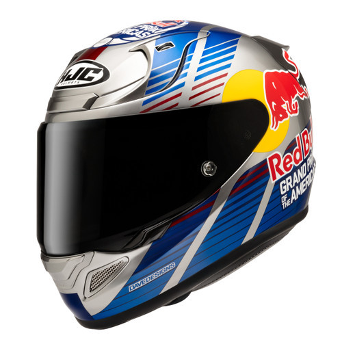 קסדת קרבון רפה 12 רדבול - HJC RPHA 12 AUSTIN GP2 REDBULL HELMET