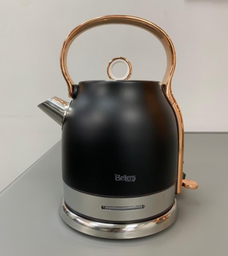 קומקום חשמלי מעוצב בלרס דגם BL -KE1010A BLERS צבע שחור פחם