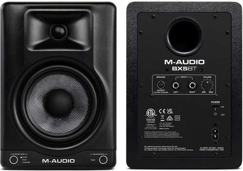 זוית נוספת m-audio bx5-bt studio monitor