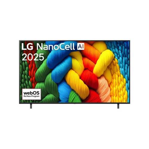 טלוויזיה חכמה 65 אינץ' ברזולוציית 4K NANO דגם 65NANO80A6A LG