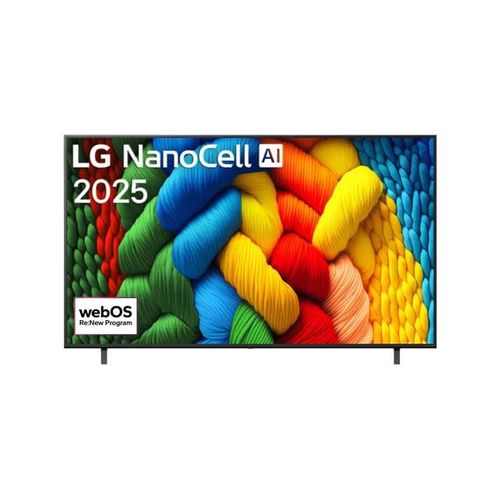 טלוויזיה חכמה 86 אינץ' ברזולוציית 4K NANO דגם 86NANO80A6A LG