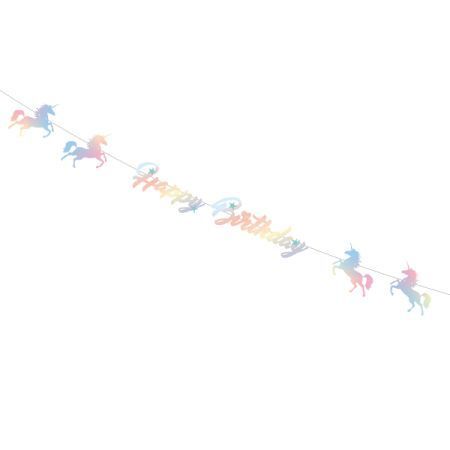 באנר שרשרת אותיות 1.6מ HB-חד קרן פסטל