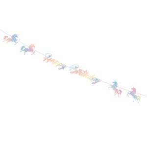 באנר שרשרת אותיות 1.6מ HB-חד קרן פסטל