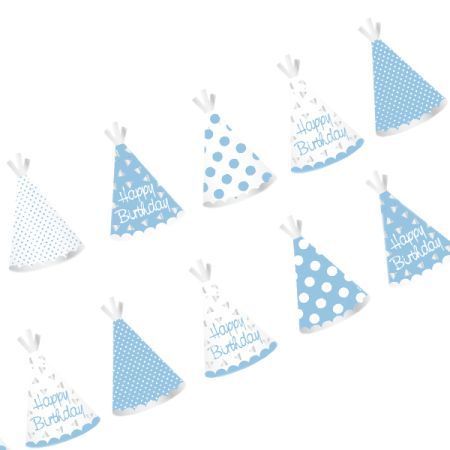 באנר שרשרת HB כובעים והטבעת זהב-כחול