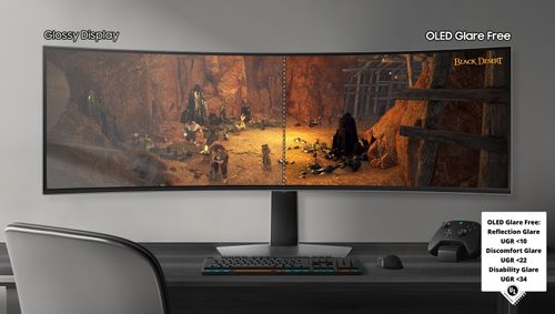 מסך גיימינג קעור ''Samsung Odyssey OLED G9 S49DG932SM DQHD 49