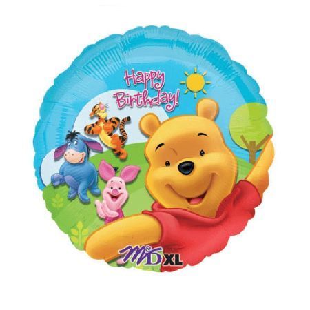 בלון מיילר 18- פו וחברים יום הולדת SUNNY BDAY