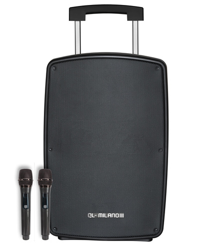 מערכת הגברה ניידת פרימיום QL-MILANO QL5000 – עוצמה של 1200W כולל כיוון טונציה ואפקטים מתקדמים