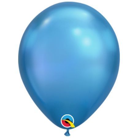 בלון Q7 כרום כחול - 100 יח