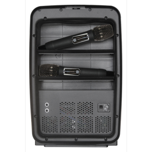 מערכת הגברה קומפקטית פרימיום QL Milano Combo 2080 – כולל זוג מיקרופונים אלחוטיים