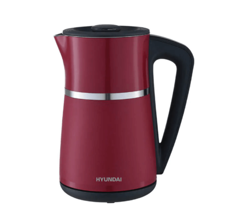 קומקום חשמלי Hyundai HYK8715DR 1.7 ליטר יונדאי בצבע אדום