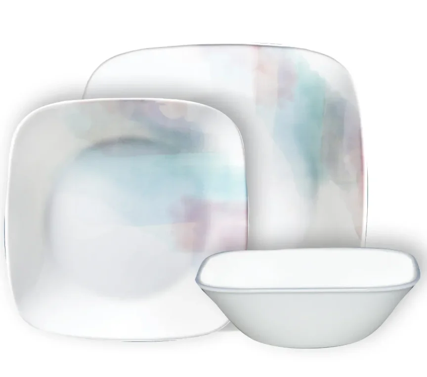 סט צלחות 18 חלקים אקוורלו קורנינג | Corning Ware Aquarello