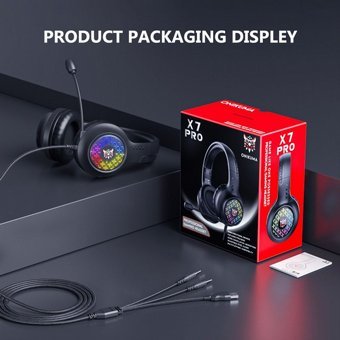 אוזניות גיימינג Onikuma X7 Pro - חווית משחק מושלמת