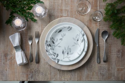 סט צלחות 18 חלקים קורנינג | Corning Ware Misty Leaves