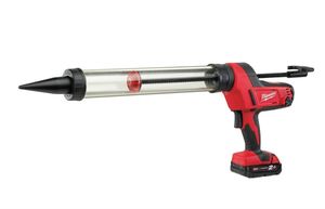 אקדח סיליקון שקוף 600 C18PCG 600T 2A - 18V מבית Milwaukee