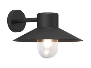 צמוד קיר E27 HOPPER שחור סמיקום - Semicom