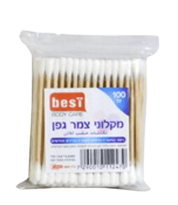 בסט קסמי אוזניים | מקלוני צמר גפן | 100 יחידות | BEST
