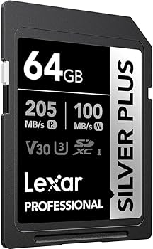 LEXAR SD64 280mbs Pro Silver V60