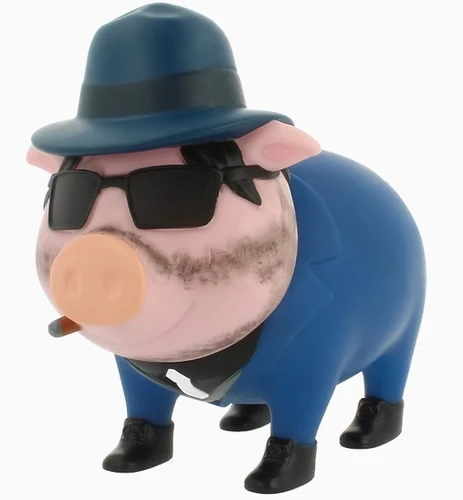 קופת חיסכון BIGGY חזיר - גנגסטר