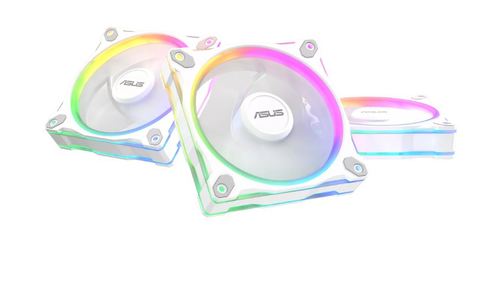 מאוורר למארז מחשב ASUS Prime MR120 ARGB - צבע לבן