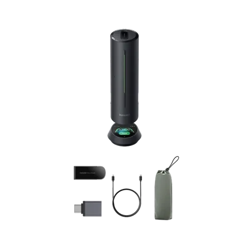 מערכת רמקולים מקצועית עם הקלטת Insta360 Wave AI