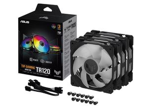 מאוורר למארז מחשב ASUS TUF Gaming TR120 ARGB - צבע שחור