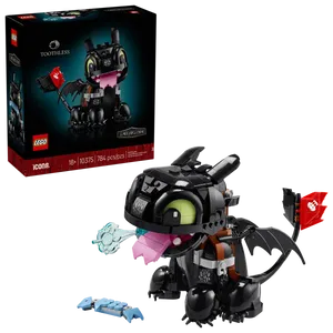 לגו (10375) Icons – הדרקון הראשון שלי: Toothless LEGO